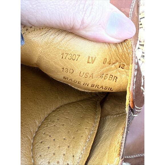 Sandro Moscoloni Easy Leather Venetian Loafer Shoes Men's Brown Size US 13 - Picture 14 of 16